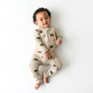 Kyte Baby Zippered Romper in Prickle - 6-9 months